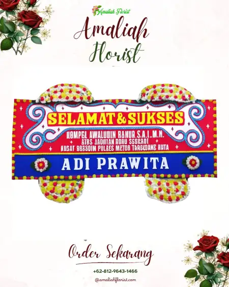Papan Bunga Ucapan Selamat Sawah Baru